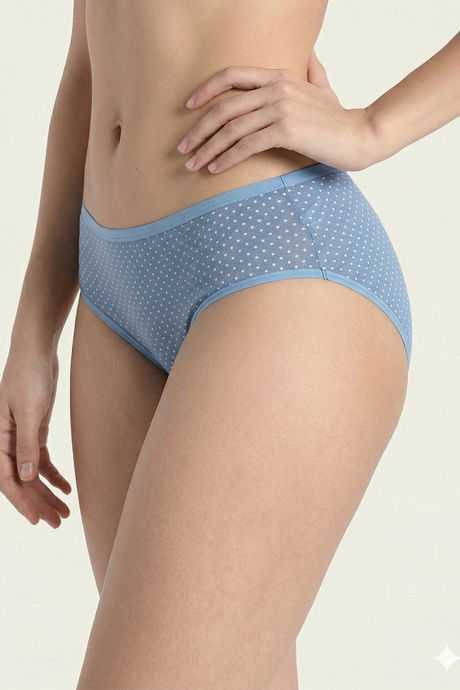 Zivame Regular Rise Full Coverage Hipster Panty (Pack of 3) - Multicolor — image 3